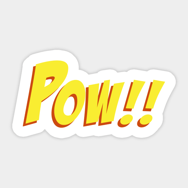 Pow!! Sticker by StudioGrafiikka